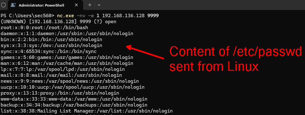 Netcatでファイルを移動する