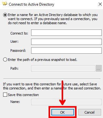 ADExplorer Connection